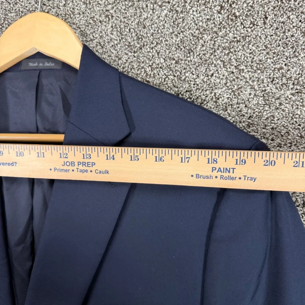 LAUREN RALPH LAUREN Blazer Mens 44L Blue Wool Gold Buttons Sport Coat Jacket